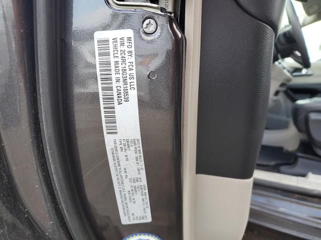 2C4RC1BG3NR188539 - 2022 CHRYSLER PACIFICA TOURING L GRAY photo 13