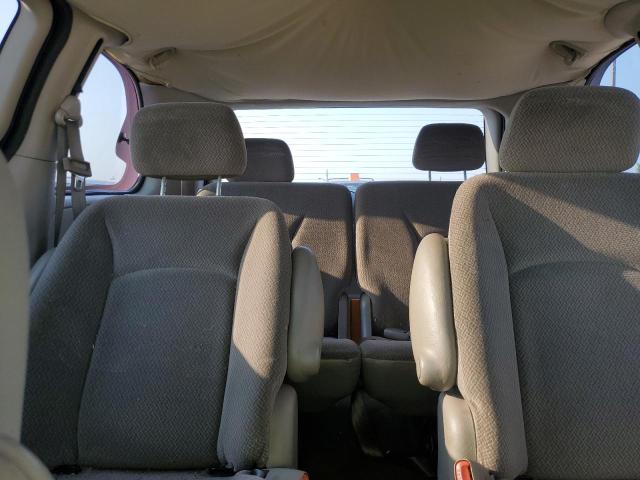 1A4GP45R76B676154 - 2006 CHRYSLER TOWN & COU წითელი ფოტო 10