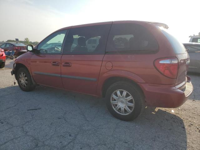 1A4GP45R76B676154 - 2006 CHRYSLER TOWN & COU წითელი ფოტო 2