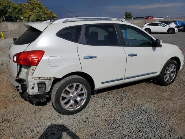 JN8AS5MT1BW184742 - 2011 NISSAN ROGUE S WHITE photo 3