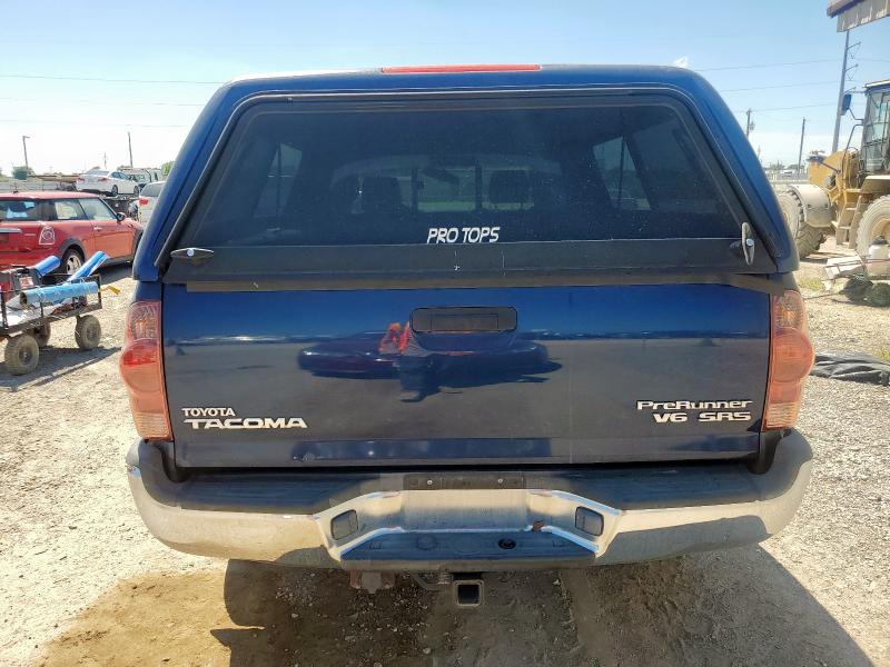 5TETU62N27Z418051 - 2007 TOYOTA TACOMA PRERUNNER ACCESS CAB BLUE photo 6