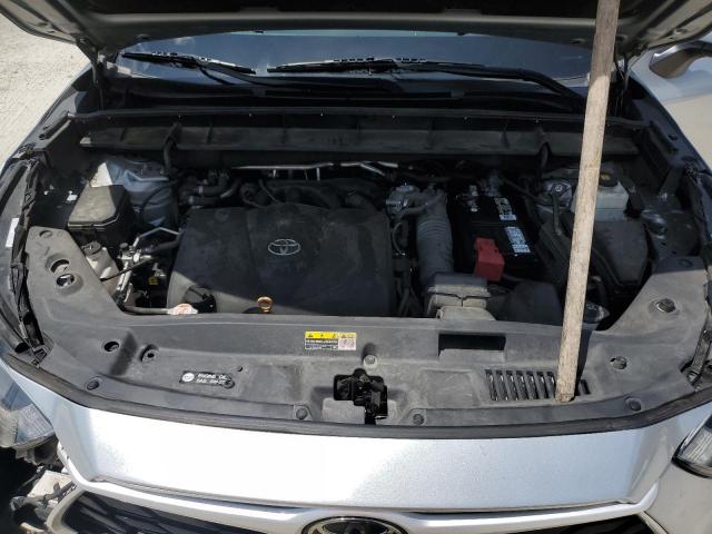 5TDGZRAH6LS024401 - 2020 TOYOTA HIGHLANDER XLE Արծաթագույն լուսանկար 12