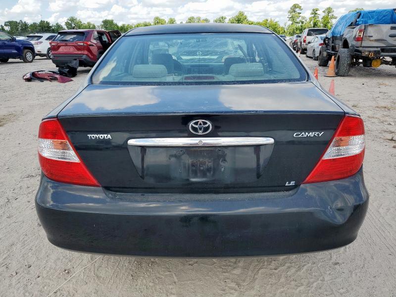 4T1BE32K64U348387 - 2004 TOYOTA CAMRY LE BLACK photo 6