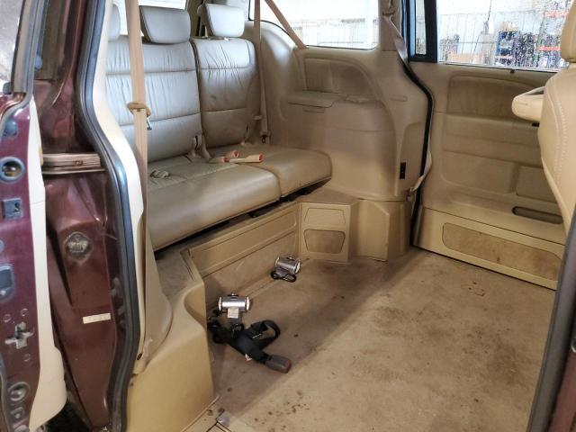5FNRL3H60AB021233 - 2010 HONDA ODYSSEY EXL MAROON photo 11