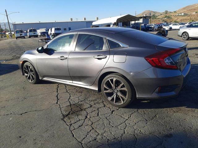 2HGFC2F89KH591150 - 2019 HONDA CIVIC SPORT GRAY photo 2