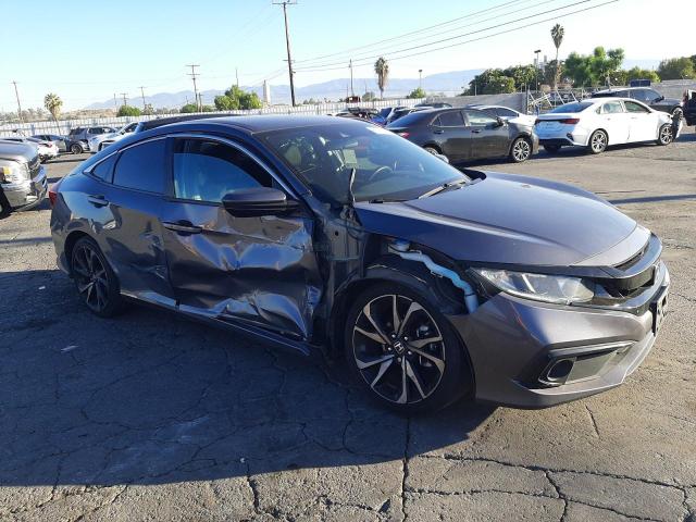 2HGFC2F89KH591150 - 2019 HONDA CIVIC SPORT GRAY photo 4