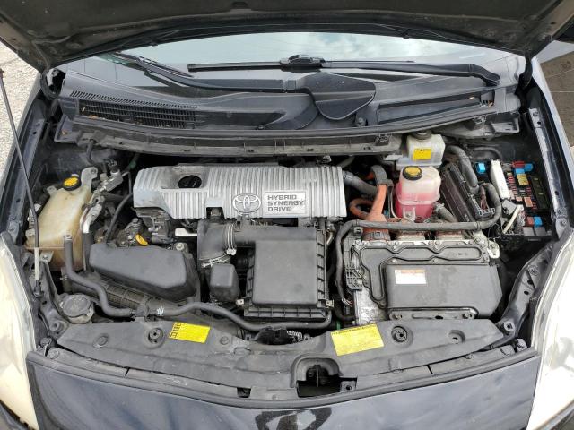 JTDKN3DU1D1729195 - 2013 TOYOTA PRIUS შავი ფოტო 12