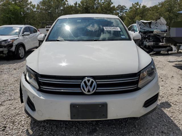 WVGAV7AX8DW534484 - 2013 VOLKSWAGEN TIGUAN S WHITE photo 5