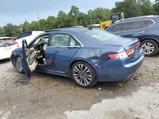 1LN6L9SK4J5617227 - 2018 LINCOLN CONTINENTA SELECT BLUE photo 2