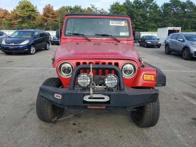 1J4FY19S0VP462631 - 1997 JEEP WRANGLER / SPORT RED photo 5