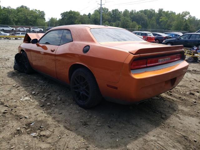 2B3CJ4DG9BH588179 - 2011 DODGE CHALLENGER ORANGE photo 2