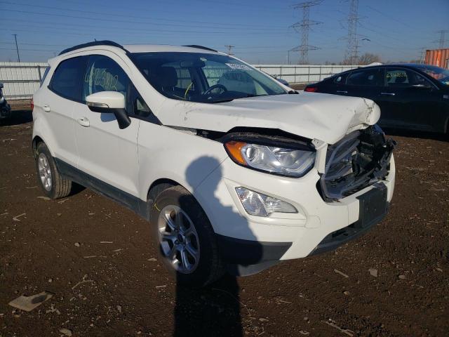 MAJ3S2GE4KC274281 - 2019 FORD ECOSPORT SE WHITE photo 1