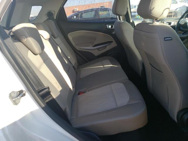 MAJ3S2GE4KC274281 - 2019 FORD ECOSPORT SE WHITE photo 6