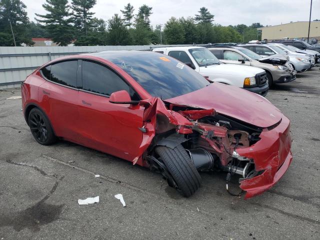 5YJYGDEE8MF228863 - 2021 TESLA MODEL Y Rouge photo 4