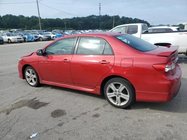 2T1BU4EE8DC109911 - 2013 TOYOTA COROLLA BASE Bordeaux photo 2