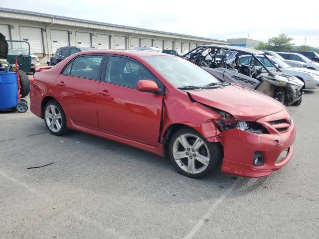 2T1BU4EE8DC109911 - 2013 TOYOTA COROLLA BASE Bordeaux photo 4