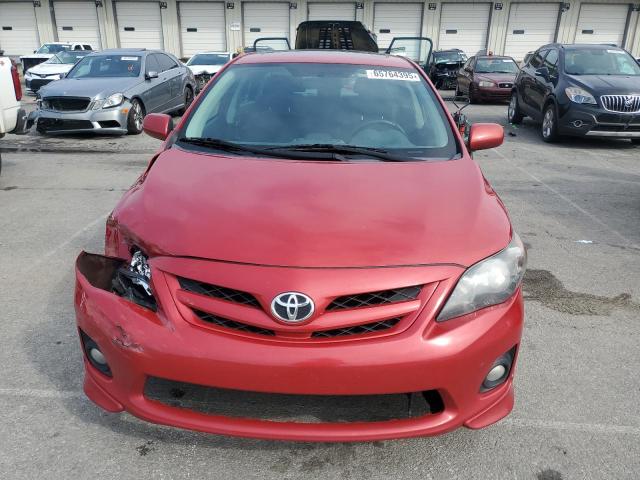 2T1BU4EE8DC109911 - 2013 TOYOTA COROLLA BASE Bordeaux photo 5