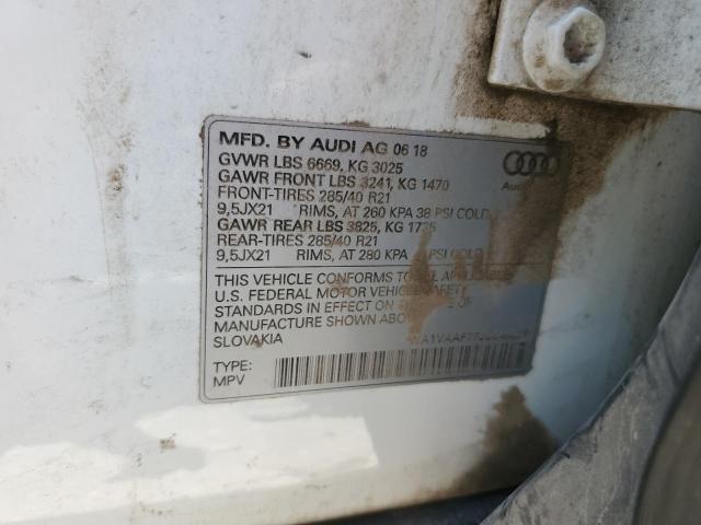 WA1VAAF77JD048029 - 2018 AUDI Q7 PRESTIGE أبيض صورة 13