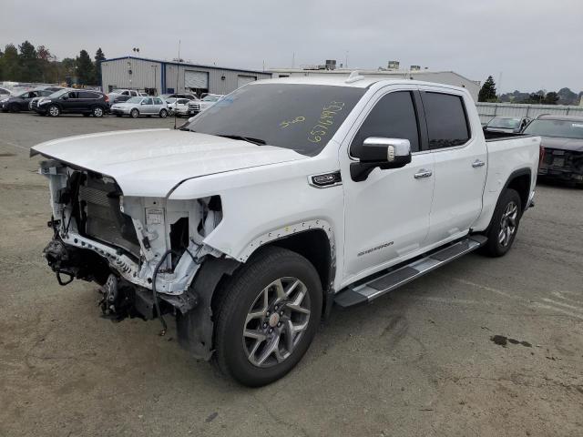 3GTUUDED5NG560186 - 2022 GMC SIERRA K1500 SLT WHITE photo 1