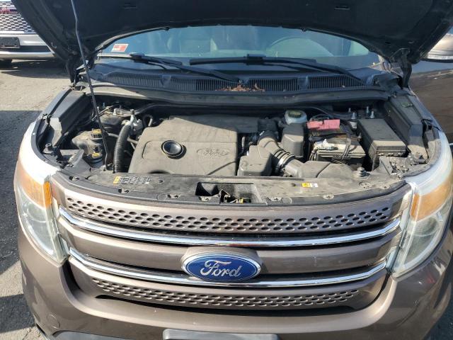 1FM5K8F82FGC32347 - 2015 FORD EXPLORER LIMITED BROWN photo 12