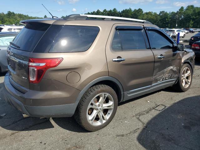 1FM5K8F82FGC32347 - 2015 FORD EXPLORER LIMITED BROWN photo 3