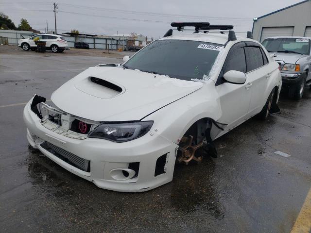 JF1GV7E65DG023315 - 2013 SUBARU IMPREZA WRX WHITE photo 2