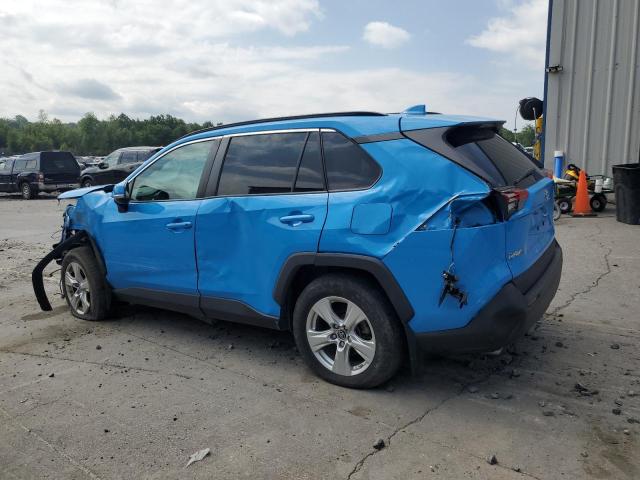 2T3P1RFV5KC041632 - 2019 TOYOTA RAV4 XLE Niebieski zdjęcie 2