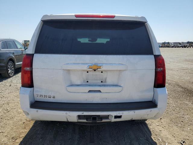 1GNSKBKC6LR111861 - 2020 CHEVROLET TAHOE K1500 LT WHITE photo 6