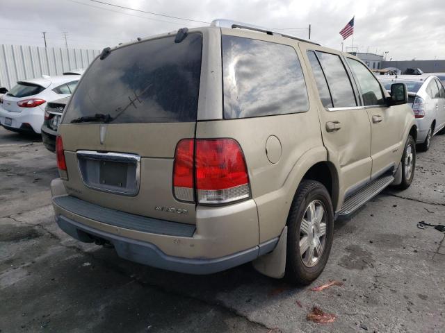 5LMEU68H85ZJ16954 - 2005 LINCOLN AVIATOR 米色 照片 4