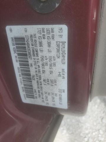 1D7HG48X43S308567 - 2003 DODGE DAKOTA QUAD SLT برغندي صورة 12