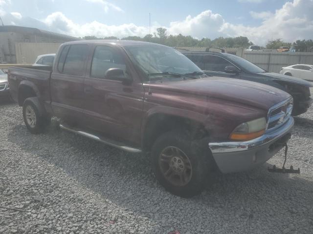 1D7HG48X43S308567 - 2003 DODGE DAKOTA QUAD SLT برغندي صورة 4