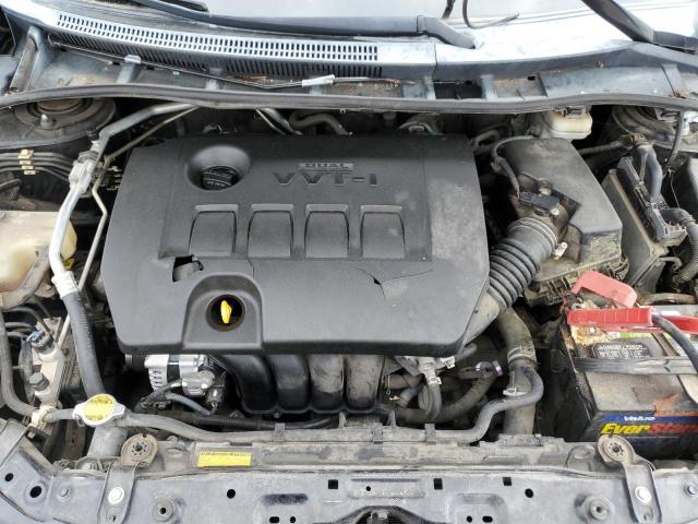 2T1BU4EE9CC874737 - 2012 TOYOTA COROLLA BASE BLACK photo 11