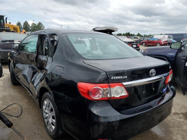2T1BU4EE9CC874737 - 2012 TOYOTA COROLLA BASE BLACK photo 2