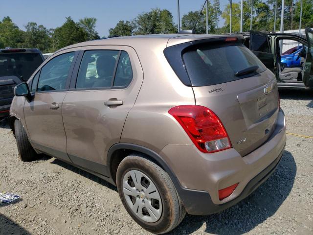 3GNCJKSBXJL198425 - 2018 CHEVROLET TRAX 1LT LS TAN photo 2