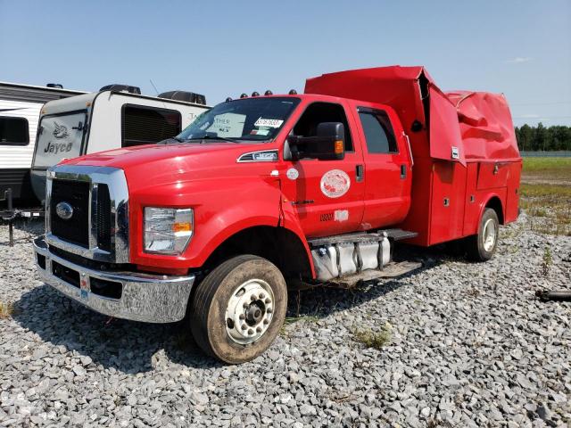 1FDXW6DX6GDA04107 - 2016 FORD F650 SUPER DUTY RED photo 2