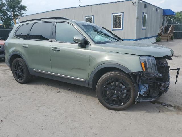 5XYP3DGC6PG356616 - 2023 KIA TELLURIDE EX GREEN photo 4