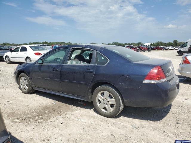 2G1WF5EK0B1301254 - 2011 CHEVROLET IMPALA LS BLUE photo 2
