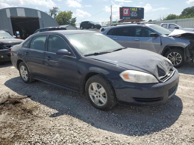 2G1WF5EK0B1301254 - 2011 CHEVROLET IMPALA LS BLUE photo 4