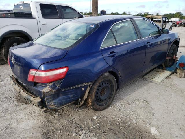 4T1BE46K37U160771 - 2007 TOYOTA CAMRY CE BLUE photo 3