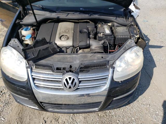 3VWEF71K87M130979 - 2007 VOLKSWAGEN JETTA WOLFSBURG BLACK photo 11