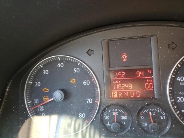 3VWEF71K87M130979 - 2007 VOLKSWAGEN JETTA WOLFSBURG 黑色 照片 9