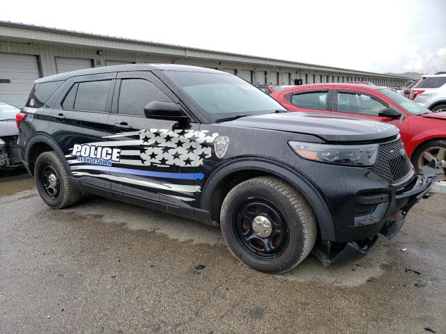1FM5K8AB7LGD08157 - 2020 FORD EXPLORER POLICE INTERCEPTOR 黑色 照片 4