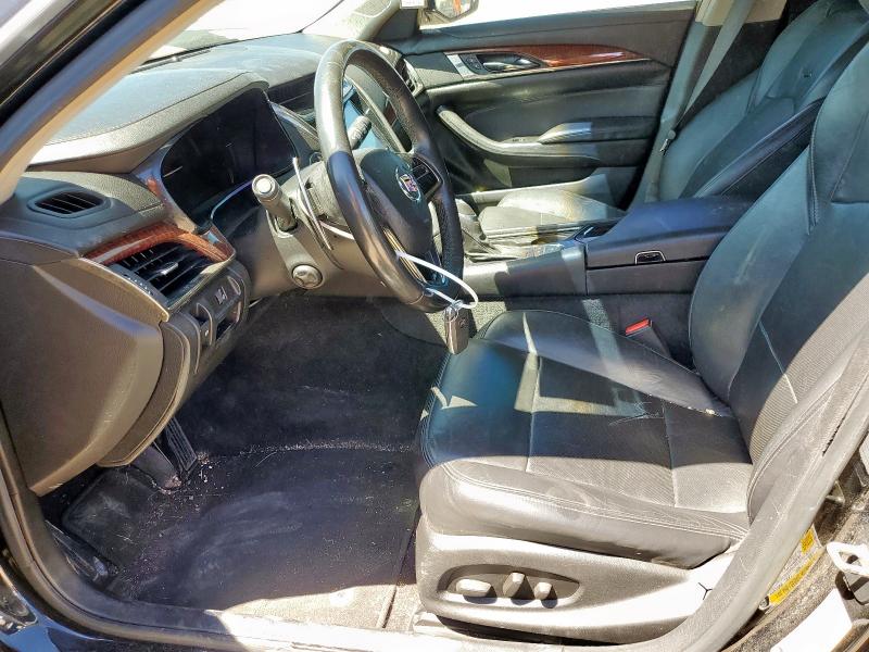 1G6AR5S36E0176978 - 2014 CADILLAC CTS LUXURY COLLECTION BLACK photo 7