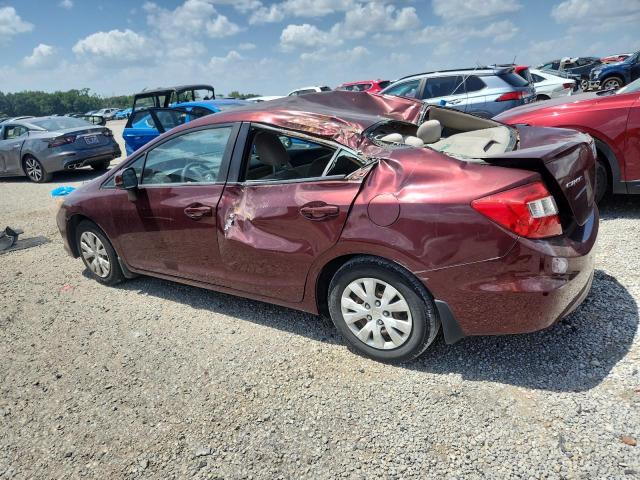 19XFB2F56CE099650 - 2012 HONDA CIVIC LX WHITE photo 2