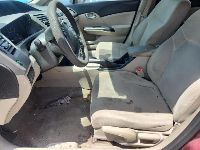 19XFB2F56CE099650 - 2012 HONDA CIVIC LX WHITE photo 7
