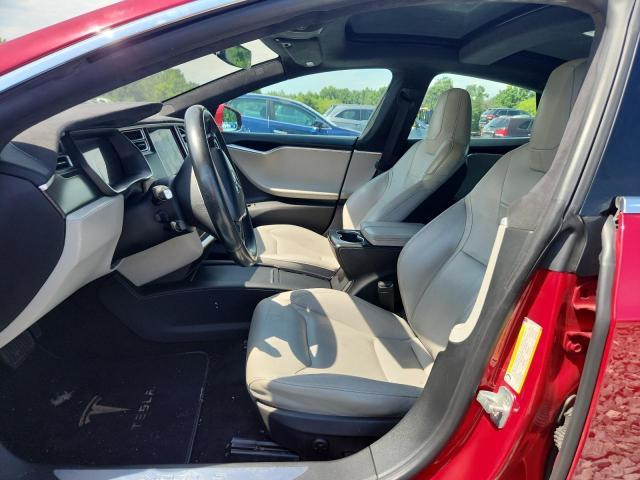 5YJSA1E28GF133350 - 2016 TESLA MODEL S Червоний фото 7