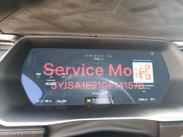 5YJSA1E21GF141578 - 2016 TESLA MODEL S Blanco foto 9