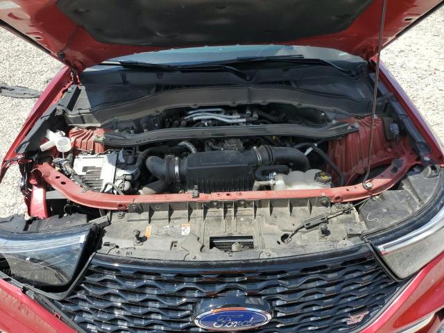 1FM5K8GC4LGB51672 - 2020 FORD EXPLORER ST MAROON photo 12