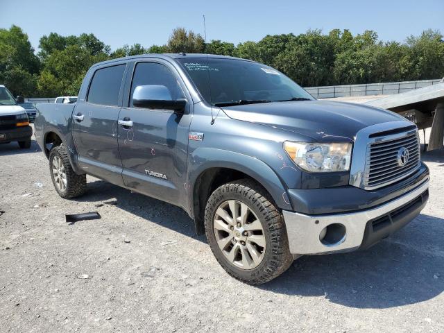 5TFHW5F10AX117052 - 2010 TOYOTA TUNDRA CREWMAX LIMITED TEAL photo 4