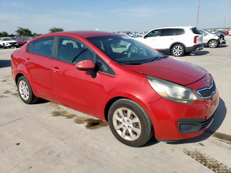 KNADM4A32F6467140 - 2015 KIA RIO LX RED photo 4